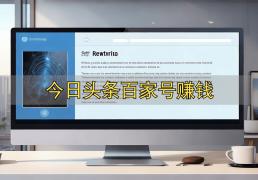 今日頭(tóu)条百(bǎi)家号赚錢(qián)